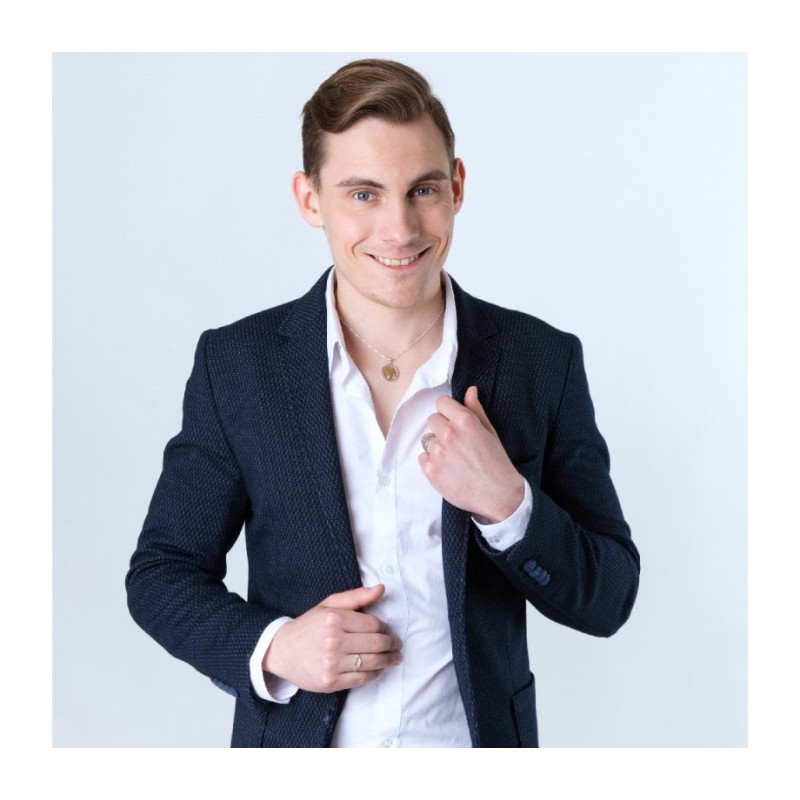 שרשרת תליון בשני גוונים בציפוי זהב עץ החיים... | תליון יהודי